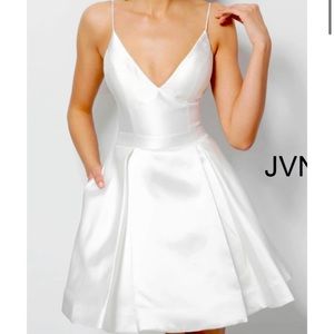 White cocktail dress